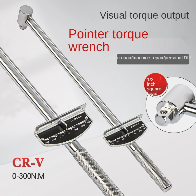 Wr4004p Crv High Precision Pointer Type Torque Beam Style Tension Wrench At Reasonable Prices 0-300n.m 0-500n.m