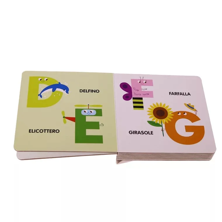 Manufacturer High quality Full Color ABC Alphabet Learning Books For Kids children board books