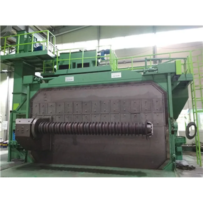 
Steel Wire Rod Coils Shot Blasting Machine China 