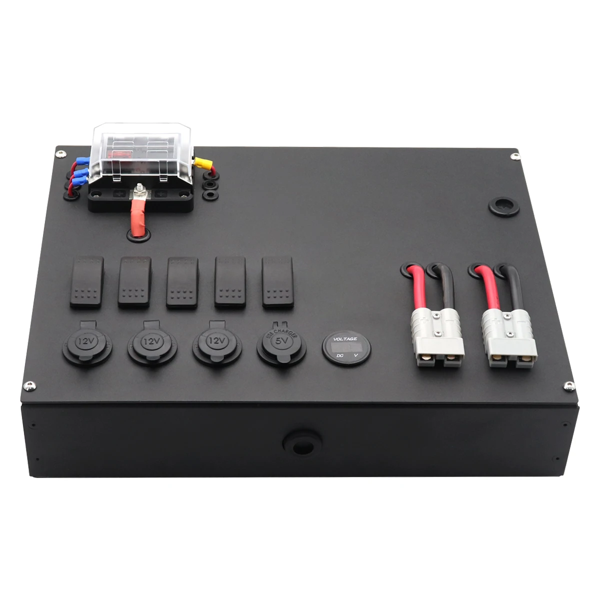 Customized 12v Electrical Control Box for 4wd RV Outdoor Camping with Rocker Switch Control