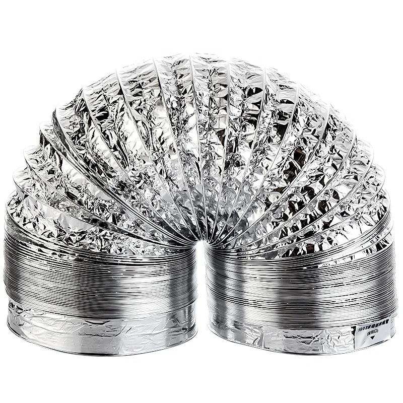 HVAC ventilation silver air aluminum flexible air ducting