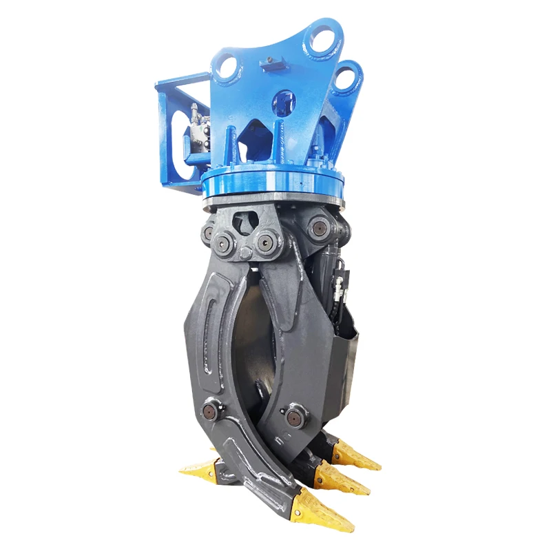 Factory Direct Selling Forestry Machinery Hydraulic Excavator Rotating Log grapple