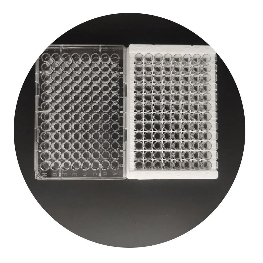 Лабораторная Стерильная пластина elisa, 96 скважин, съемная пластина