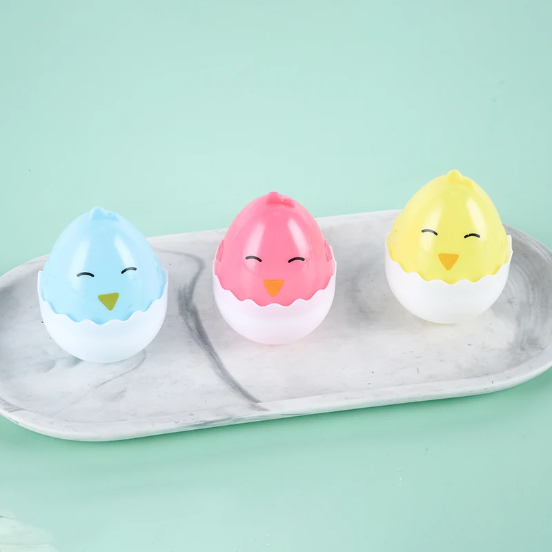 Colorful Plastic chicken Easter Egg  chicken plastic easter egg,animal plastic easter eggs