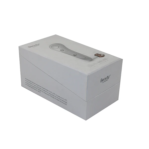 Custom spot UV Logo luxury Flip Lid Rigid boxes Paper boxes Gift box for Massage device Beauty device Electronic product