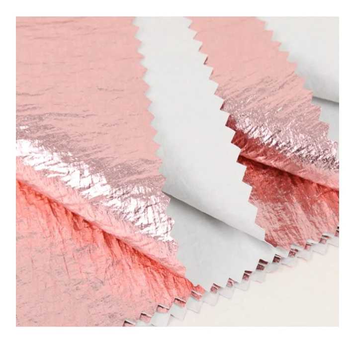 
suzhou lgz symphony Bronzing 100% nylon taffeta crepe fabric 20d nylon ripstop waterproof fabric down jacket cotton jacket 