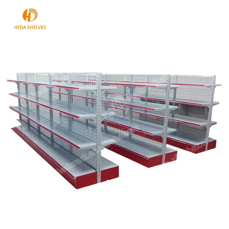 HEDA Wire Metal Supermarket Shelves , Supermarket Shelving ,Supermarket Rack