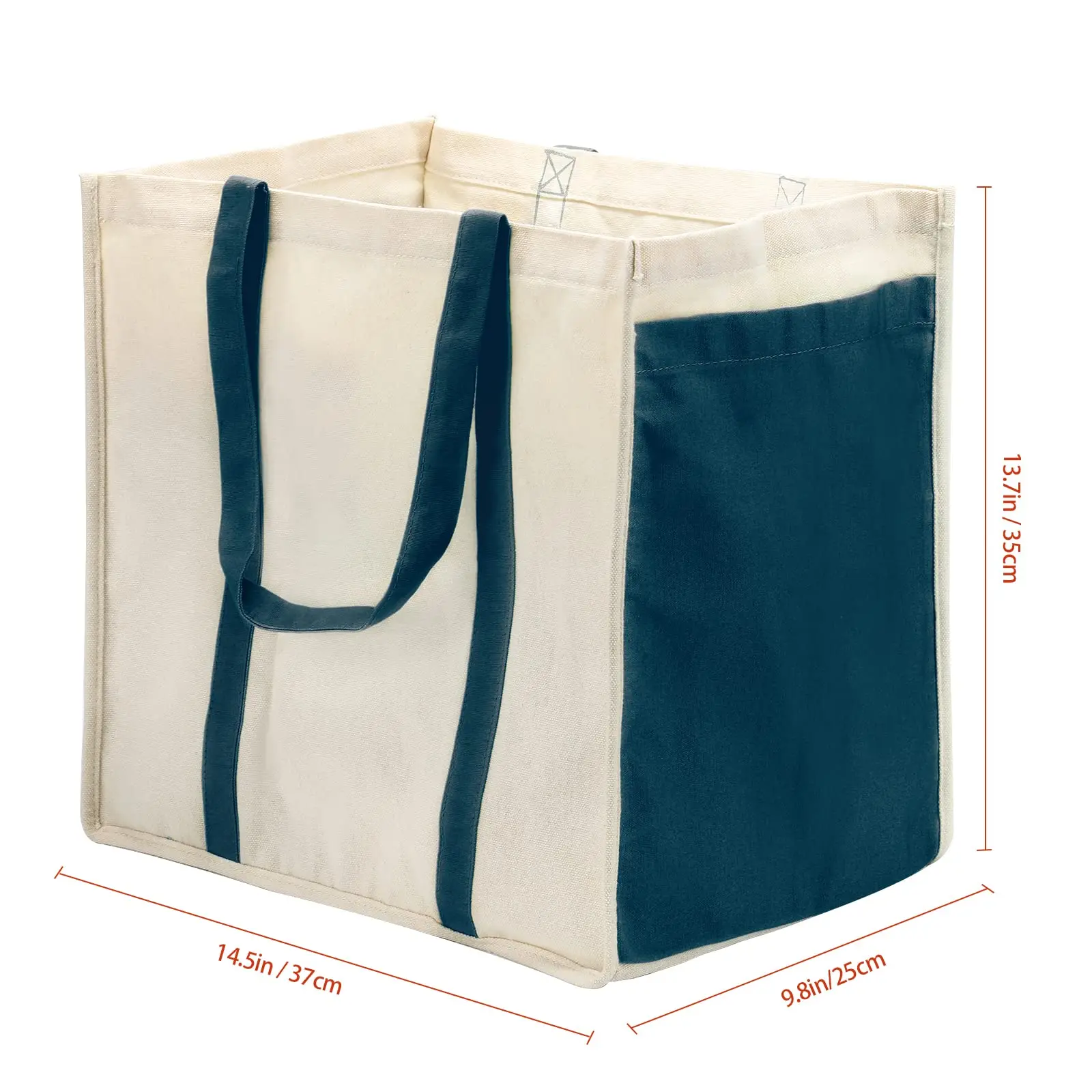 New Arrivals Heavy Duty Cotton Canvas Grocery Tote Bags Reusable Design Tote Canvas Shopping Bag Custom Sublimation Tote Bag