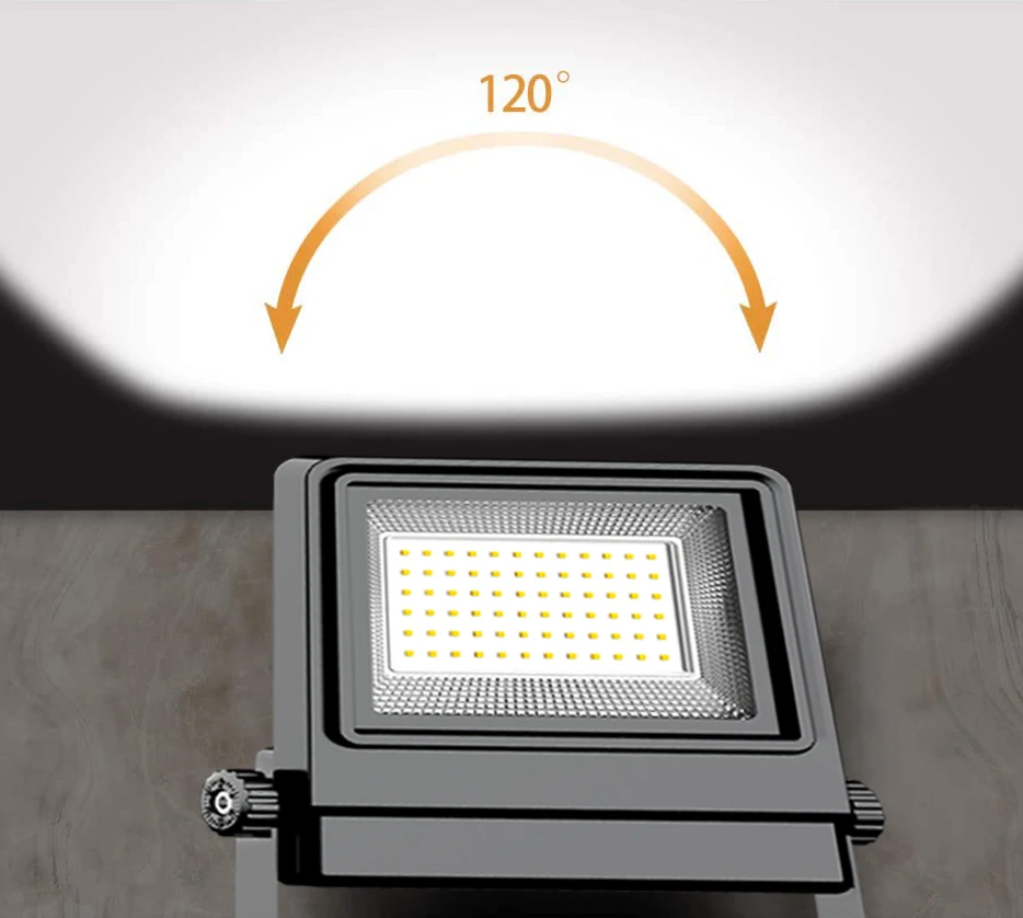 200W floodlight led ip66 anti-uv die-cast aluminum bracket angle adjustable wind and corrosion protection 200w led flood