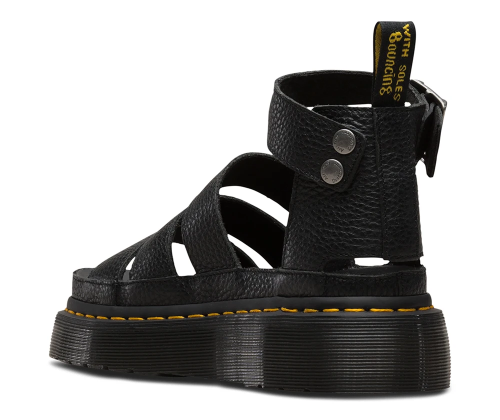 2022 Latest Design Summer Flat Open Toe Wedges Shoes Breathable Platform Genuine Leather Sandals for Women