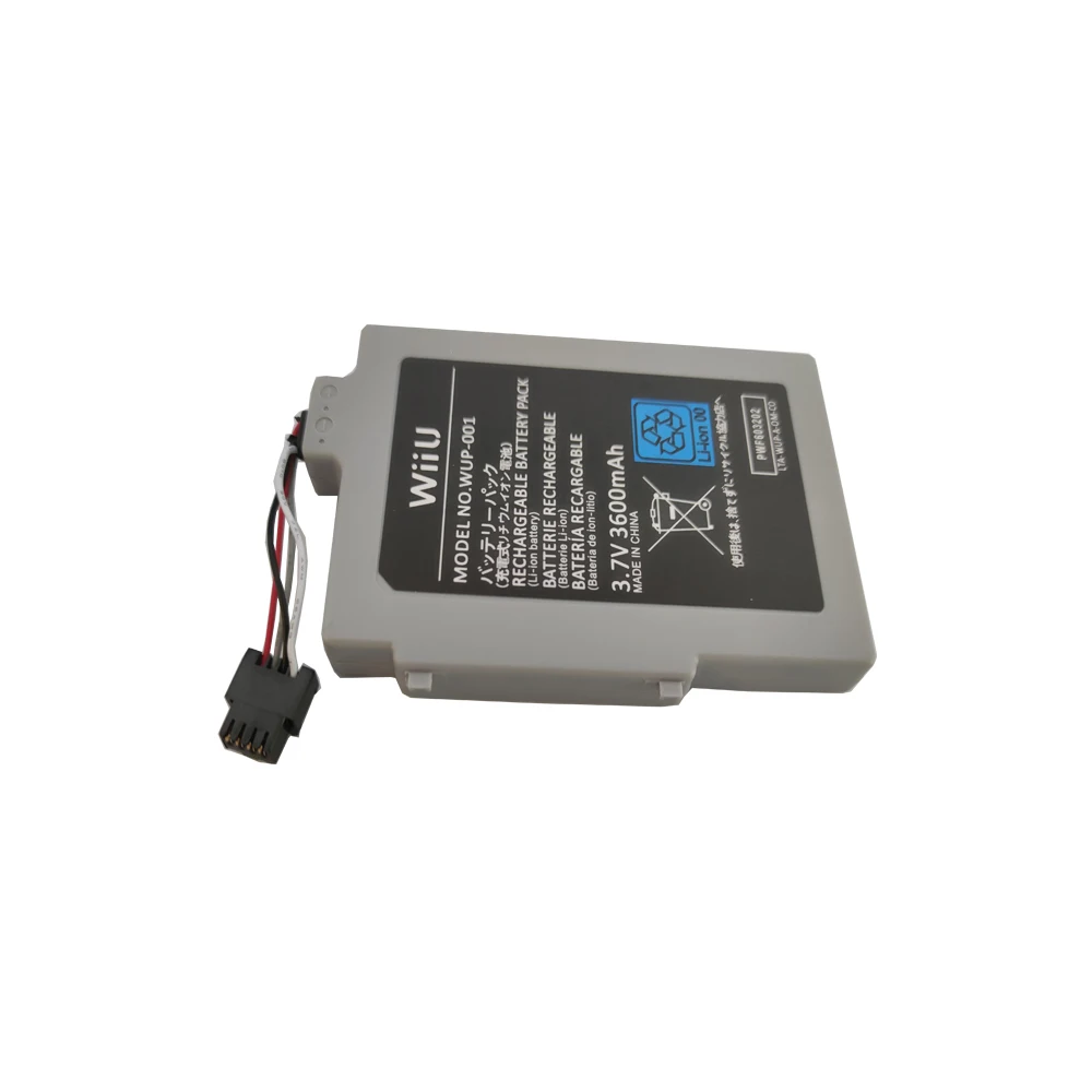 WII U WUP-001 3 7 V использовать крестовину или 3600 мА/ч настоящая 3200 мАч емкость игровой коврик для аккумуляторной батареи