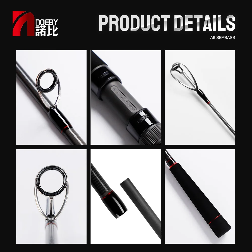 OEM 2.9m 290cm 2 section carbon sea spinning fishing rod wholesale