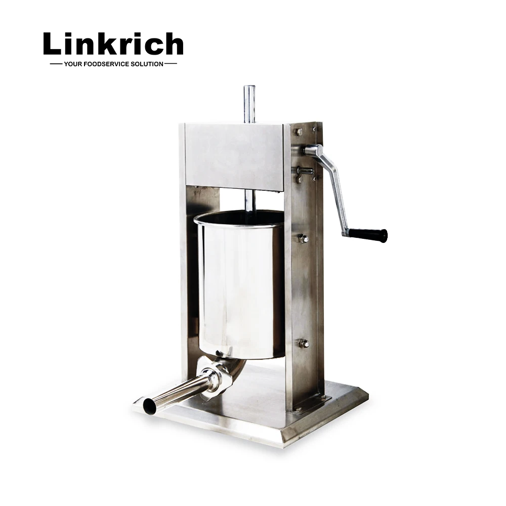 TV-10L высокое качество из нержавеющей стали ручной Колбаса Stuffer машина