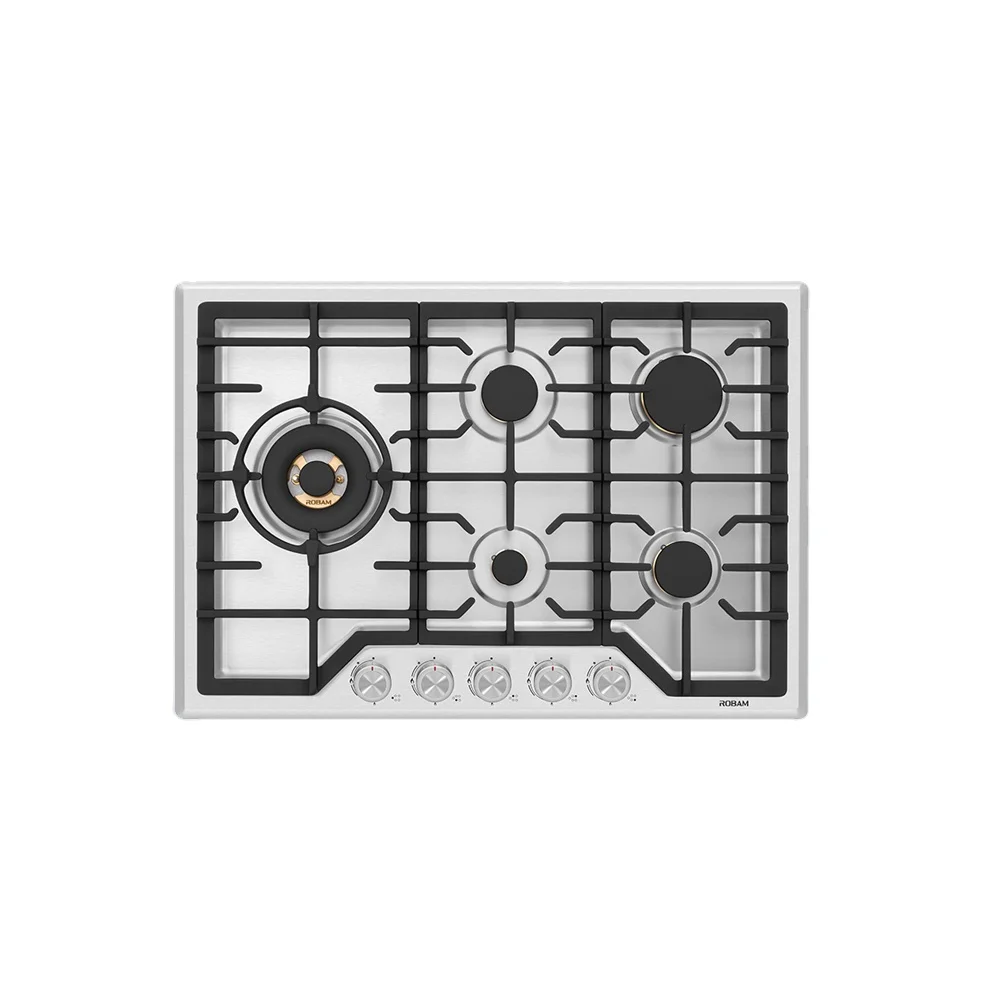 Газовая плита Robam Defendi Series G513 30 из нержавеющей стали макс. 200 000 бту верхняя воздухозаборная конструкция