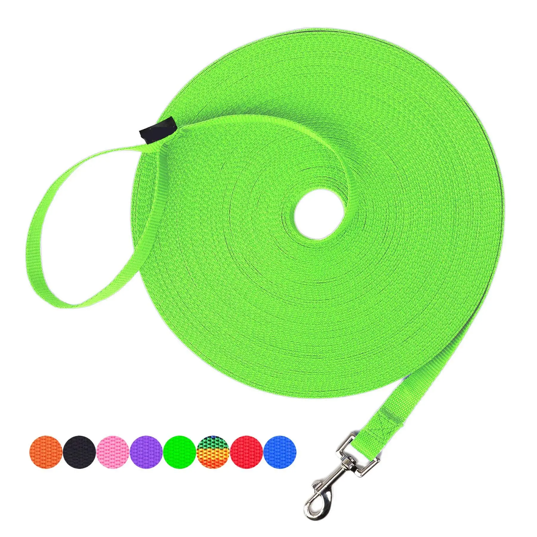 Evercredit Nylon Dog Leash Long Rope Harness for Large Dogs Pet Training Collar Animal Pattern Slip Lead Accessories Wholesale
