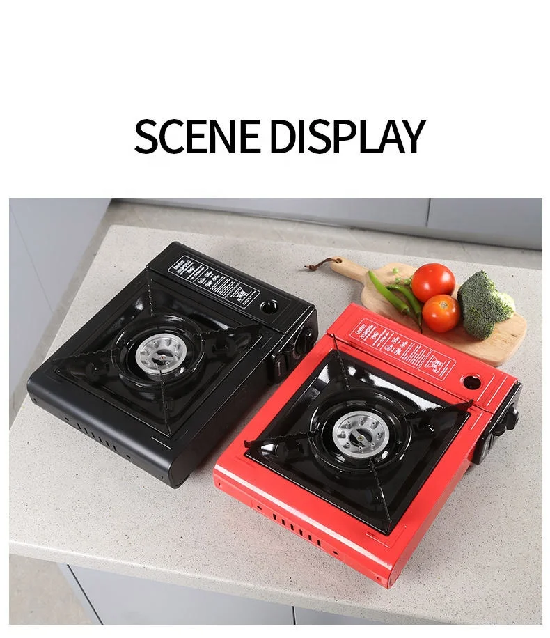 Single Burner Suitcase Camping Cooker Stove Propane Portable Outdoor Picnic Mini Butane Gas