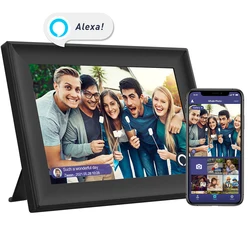 Whale Photo APP WiFi Digital Photo Frame with Alexa Smart Voice Assistant