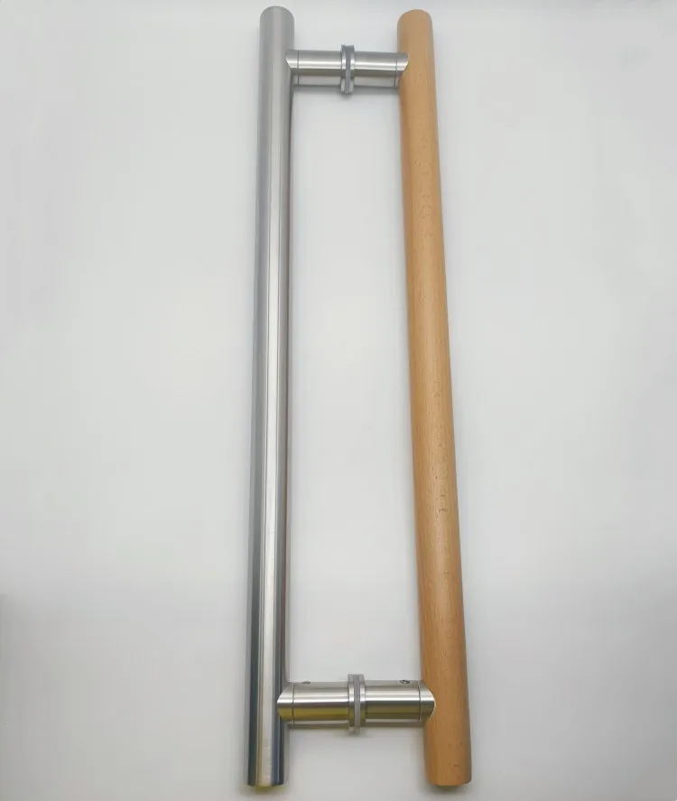 Pull wood long door pull handle modern pull wooden door handle cheap door handle