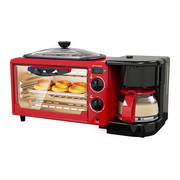 New Small Kitchen Appliance 3 in 1 Multi Function Breakfast Maker Machine for Home
