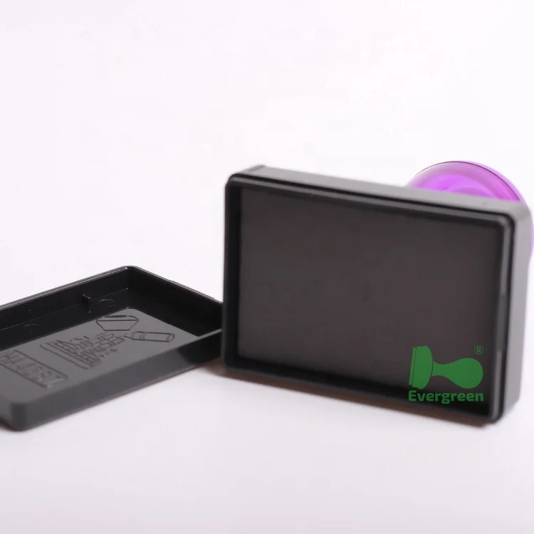 Custom Logo Mark DIY Your Own Logo Bule Flash Stamps Pre Inked Flash Stamps