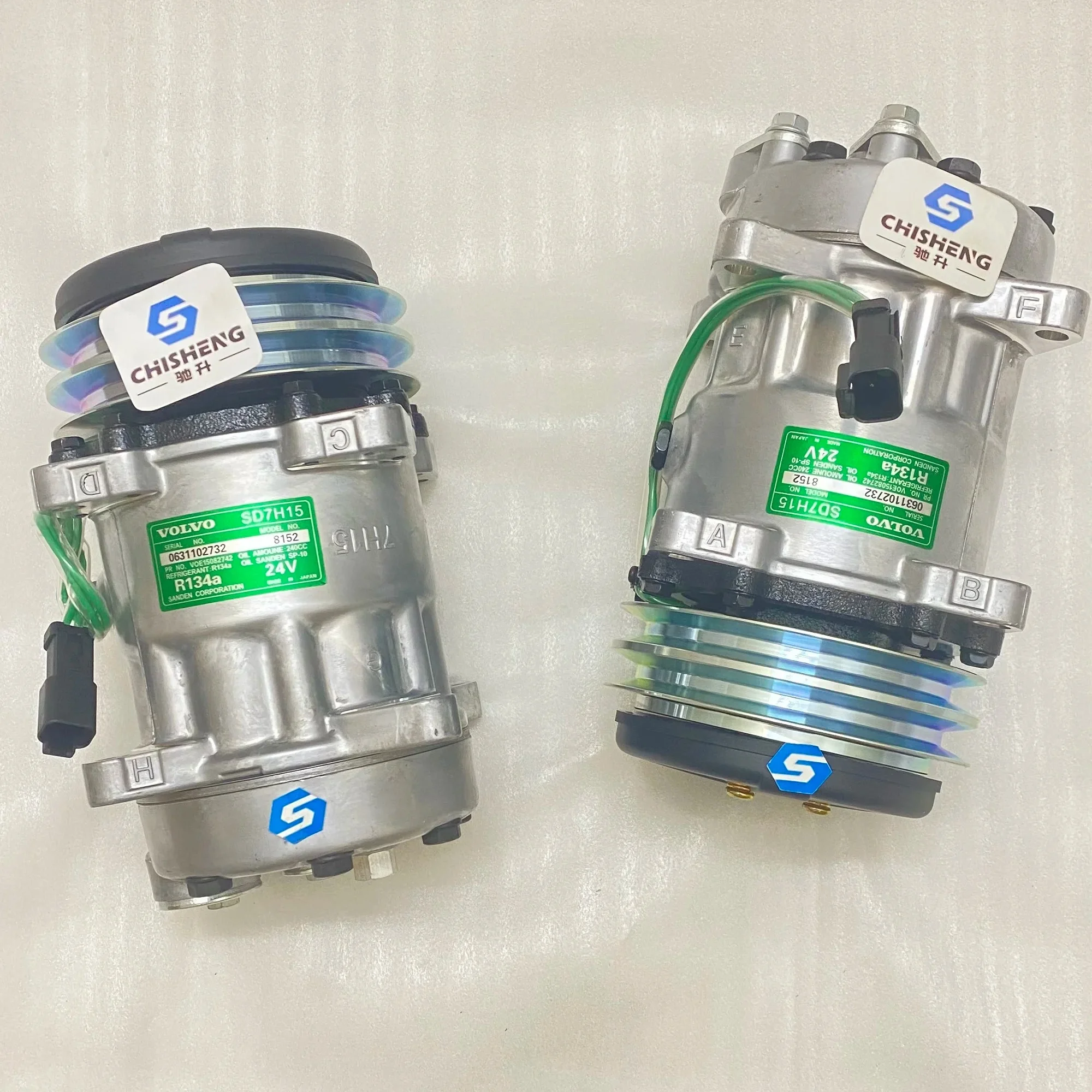 VOE11412632 EC140B EC160B EC180B EC210B EC240B EC290B  A/C Air Compressor 11104419 11412632 15082742