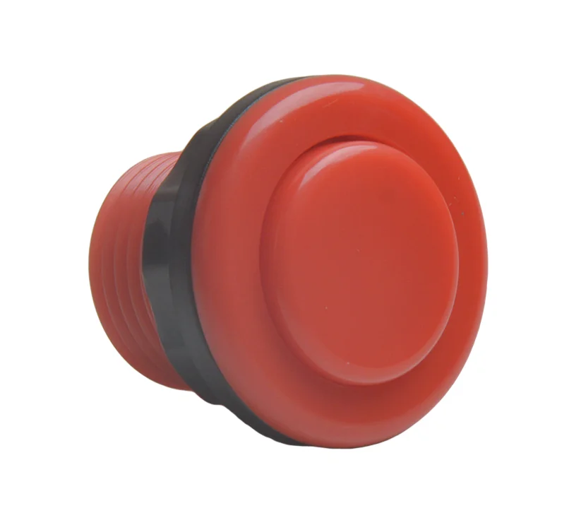 
Manufacturer Supply 28MM Flat Round Plastic Push Button for Arcade Flight Game Machine 