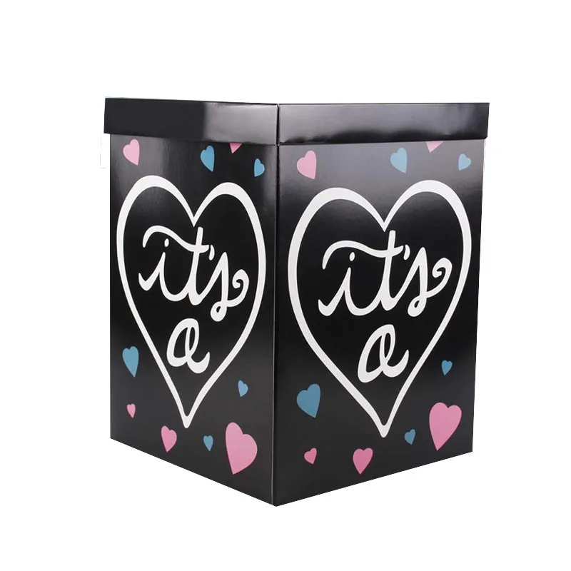 30*30*40 см Пол раскрывает коробку с воздушными шарами