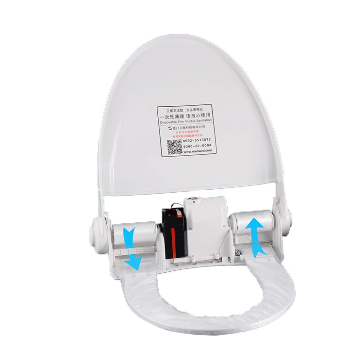 Smart Automatic Toilet Seat Sanitary Film with One Time Use Plastic Film Roll for all public restrooms hygiene