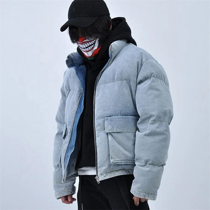 Winter Low Moq Winter Coats 2024 Cotton Men Winter Clothing Wash Vintage Cotton Puffer Jacket