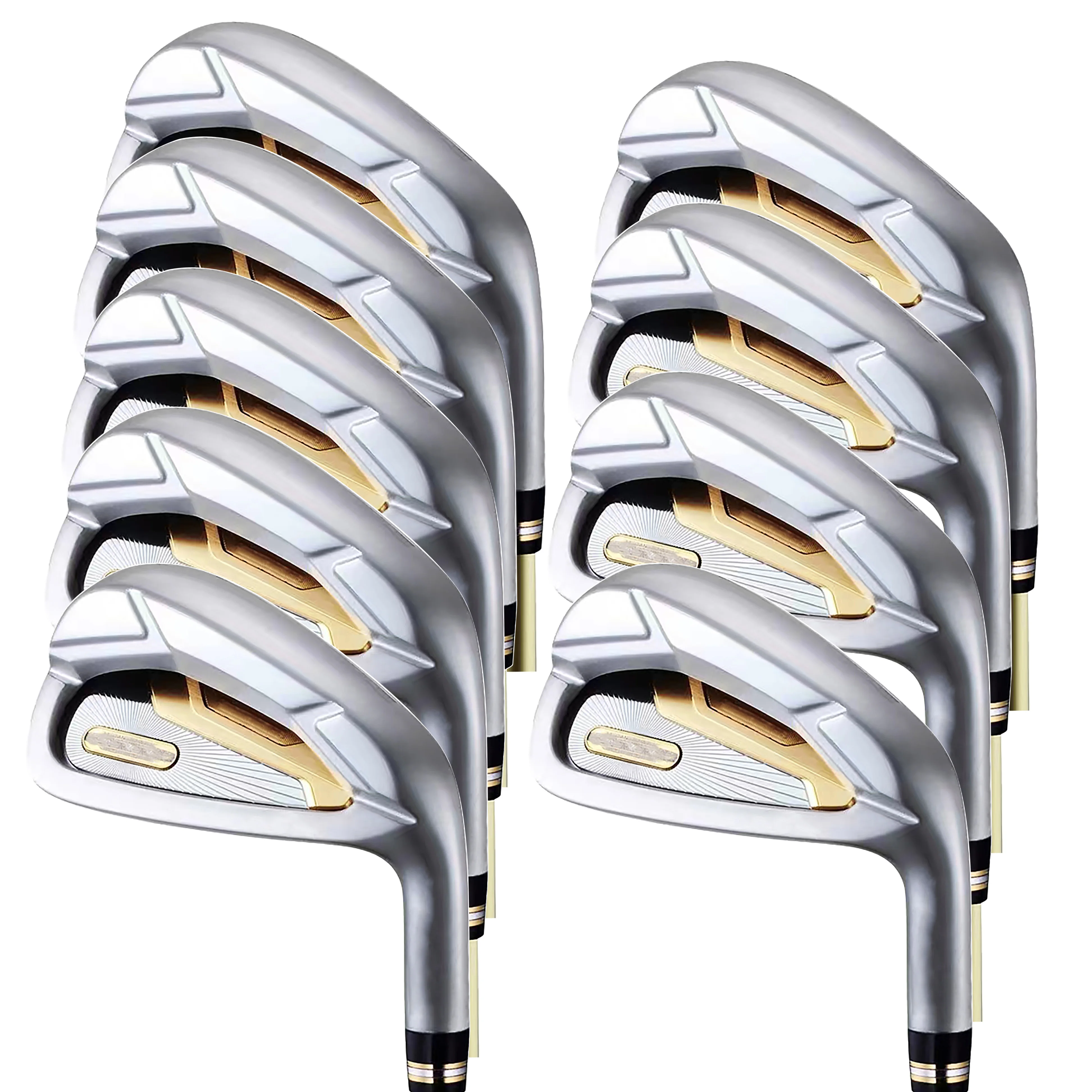 Wholesale Custom Black Womens Men Stainless Steels Iron Set  Golf Iron Shaft  Golf Iron Head