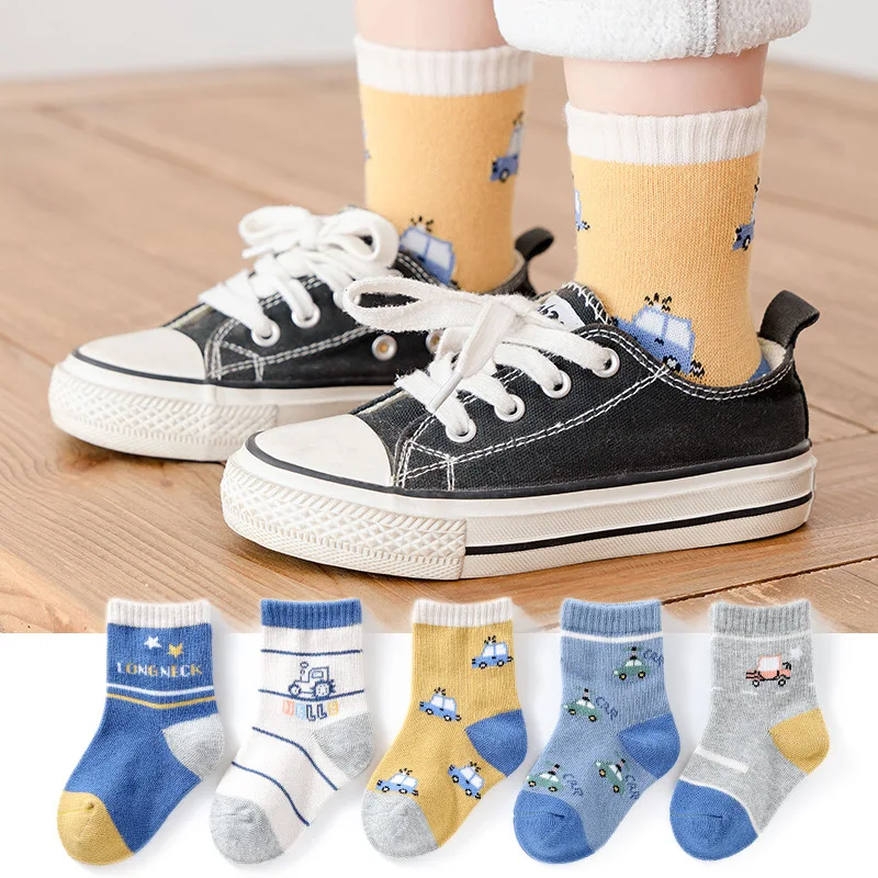 Animal Cute Casual Comfortable Polyester Ankle Cartoon Winter Socks