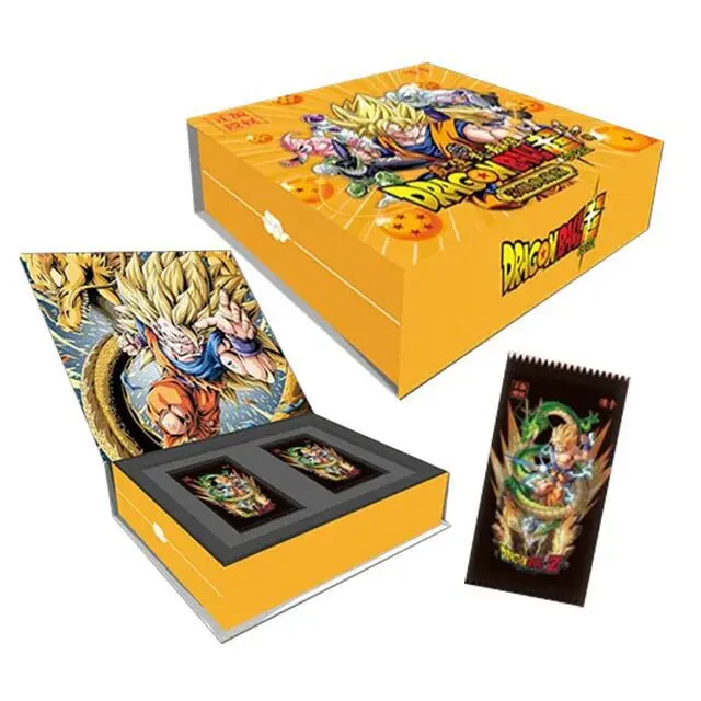 wholesale New Dragon Ball Collection Cards Box Anime hobby kid gift Toy box Game Goku figure SSP Flash rare cards