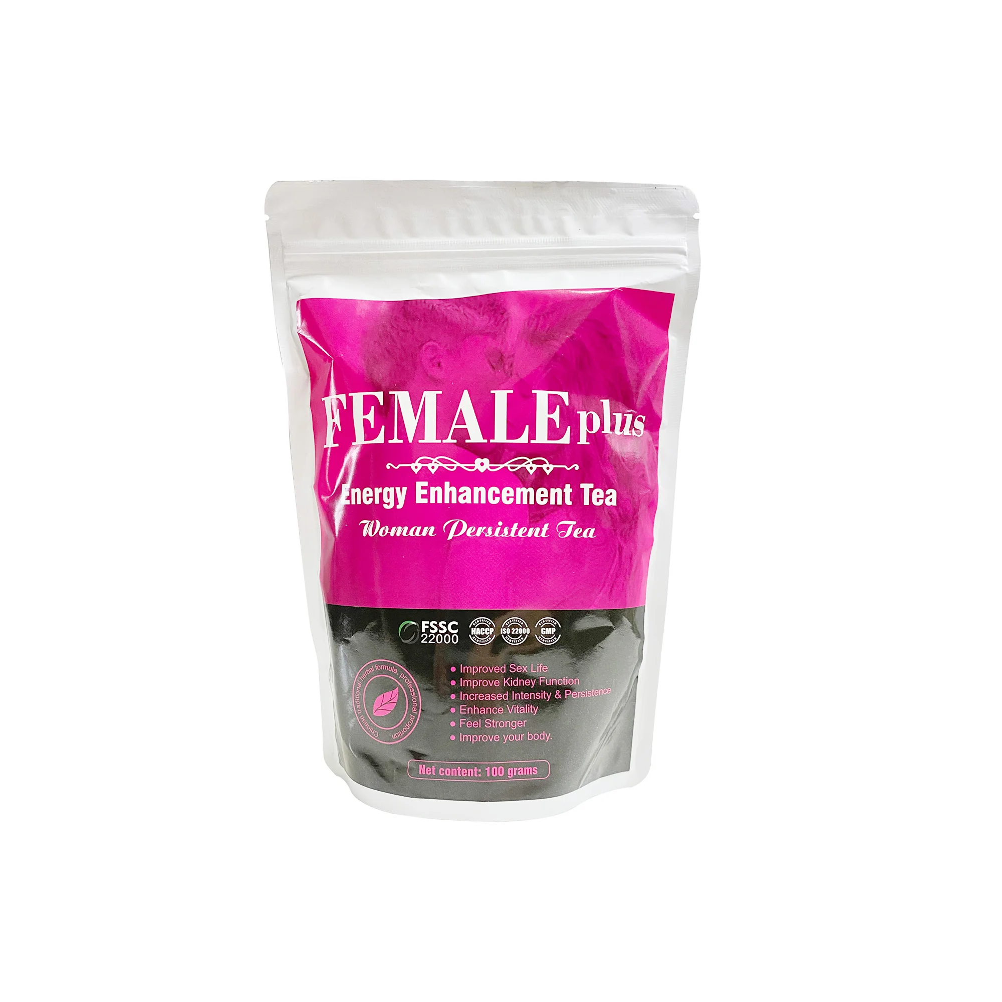 Oem label energy booster female plus libido woman herbal tea