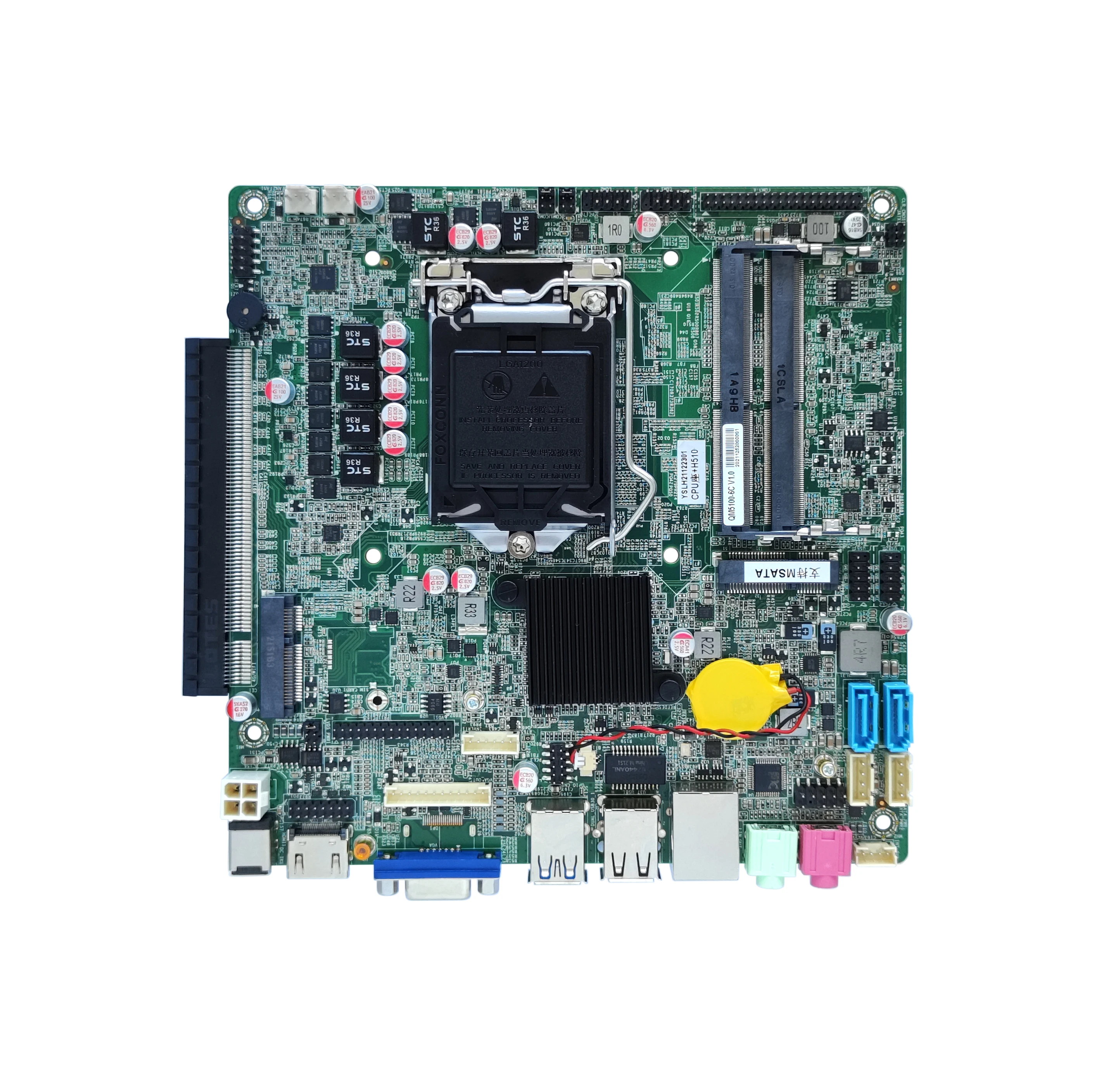 Материнская плата ELSKY 1155 четырехъядерный DC12V/19V USBHD-MI VGA 2L-DP COM/RS232 DDR4 64GB SATA 256GB lga 1200 материнская плата