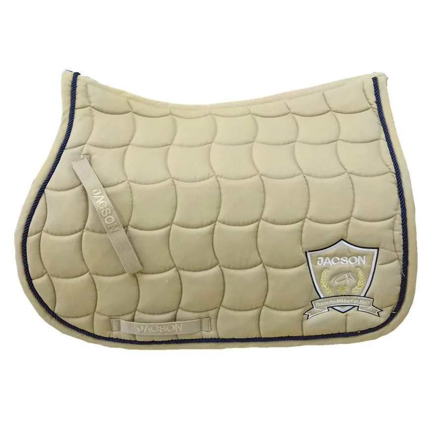 
Horse Equestrian Golden Satin cloth Horse Saddle Pad 