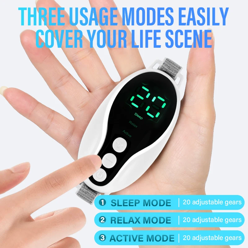 Micro-current Hand-held Soothing device Convenient USB Charging sleep Instrument Multi-stage Adjustment