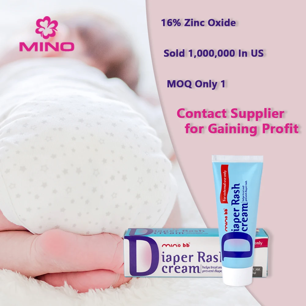 GMP factory MINO Baby products zinc oxide diaper rash cream Ointment
