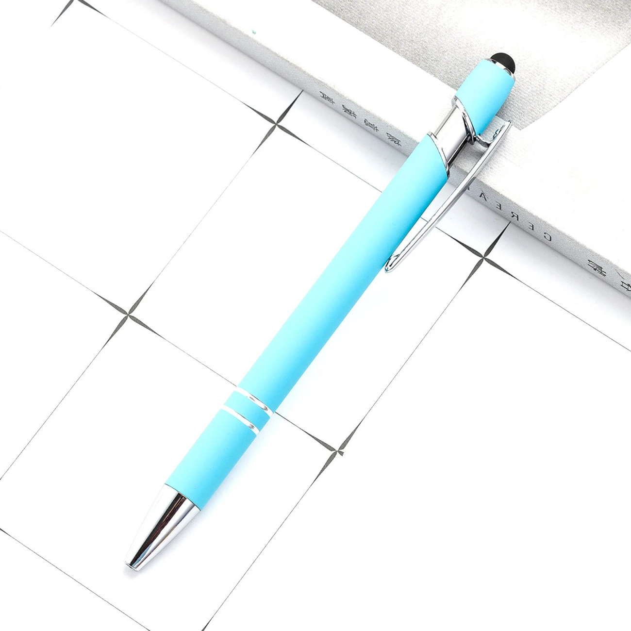 Hot Sell Colorful Press Action Metal Office Use Ballpoint Pen With Custom Logo