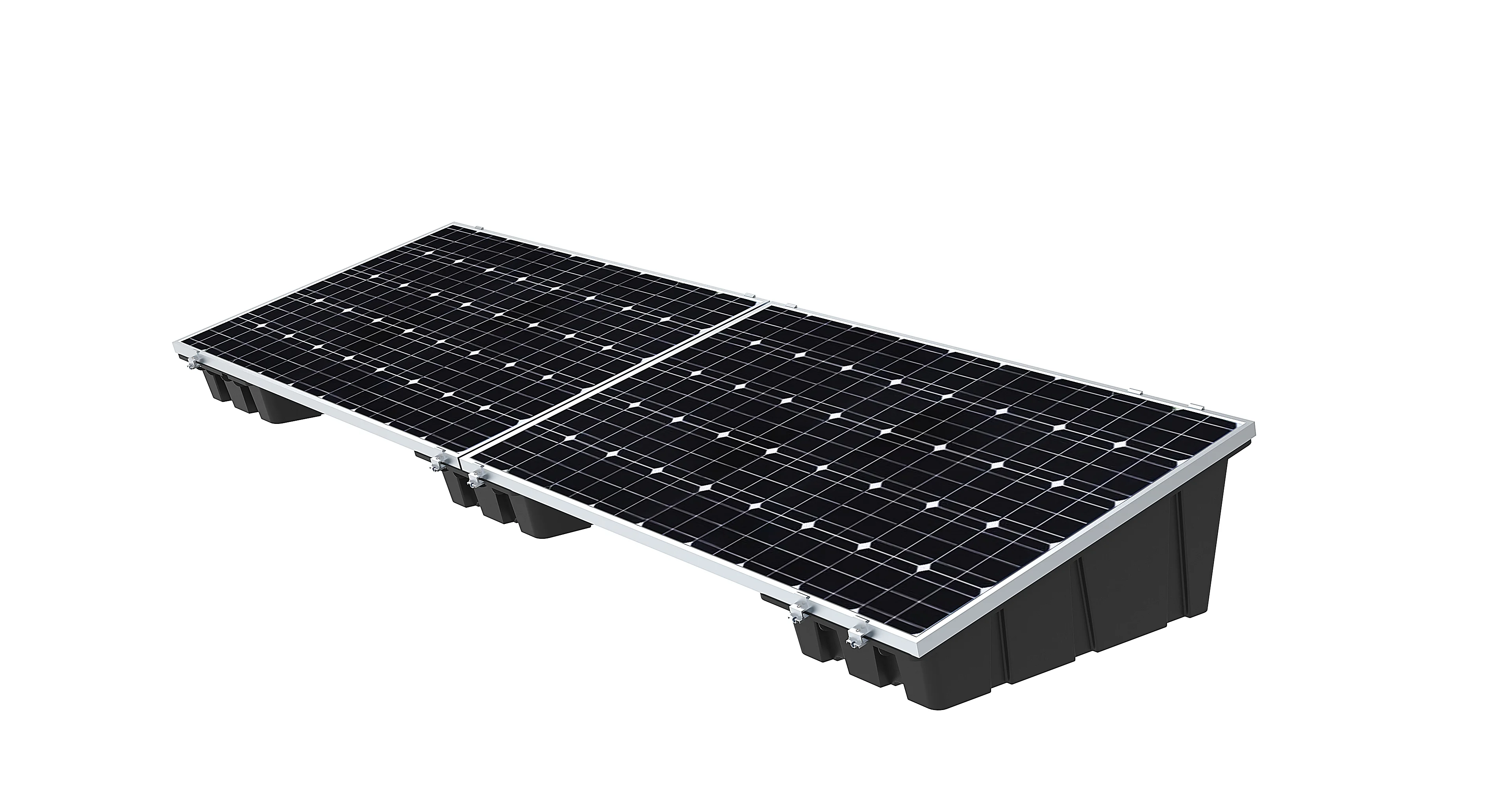 Solar Panel Photovoltaic UV Resistant PP Plastic Bucket Ballasted System Ground Mounting