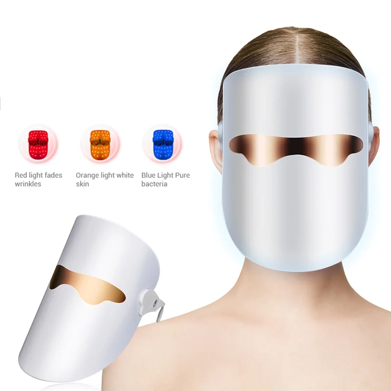 
LED light Facial Mask Photon Light Therapy Facial Acne Treatment Mask 