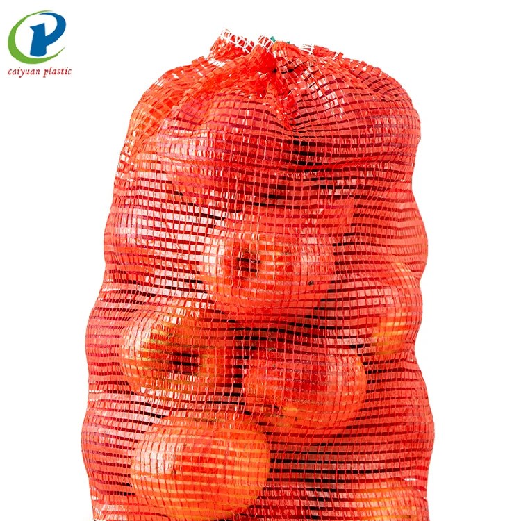 Dependable quality fruit garlic mesh net bag wholesale firewood vegetable
