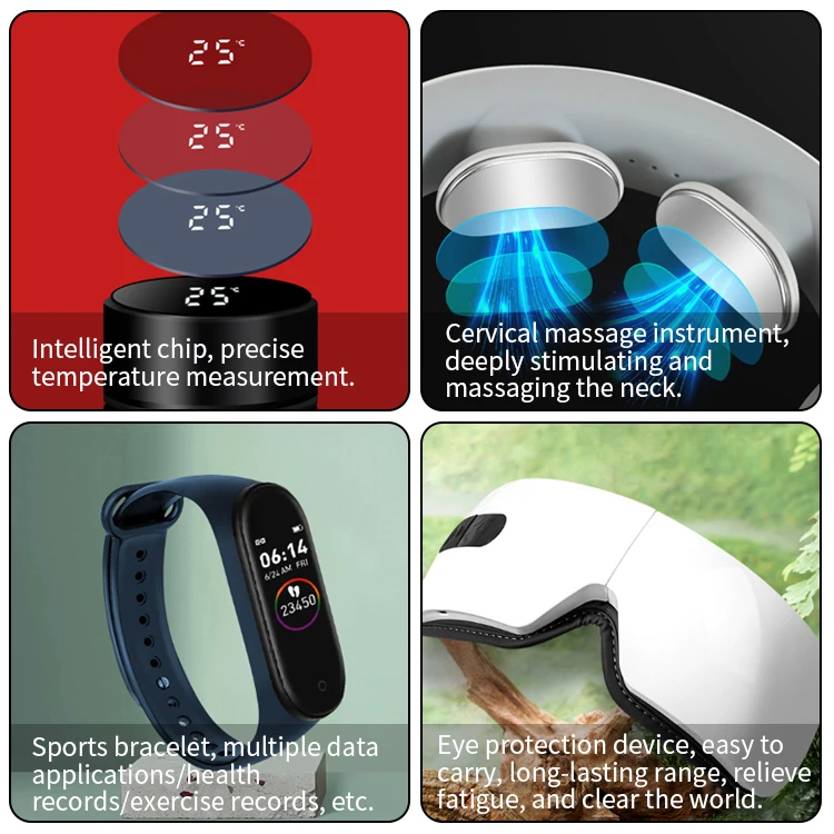 2024 Business Gift  Eye Bracelet Neck Cervical Massage Luxury Corporate  with Box