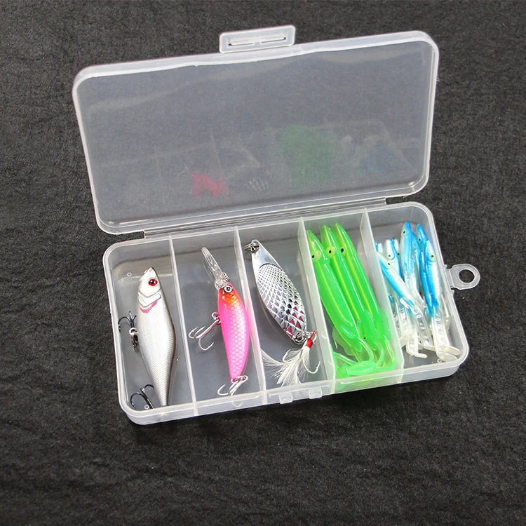 Миниатюрная рыболовная снасть, водонепроницаемая пластиковая коробка для рыболовных приманок 53 г/49 г/39 г