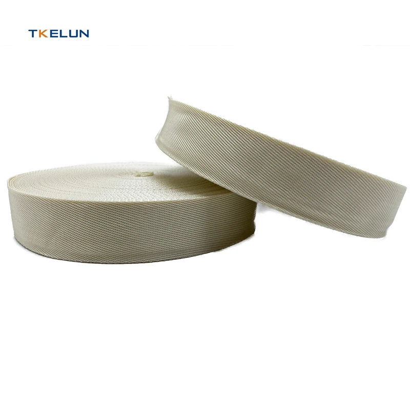 Wear Resistant and Flame Retardant Polyphenylene Sulfide Fiber PPS Webbing Straps for Bags Garment Cargo Safety Seat Belt