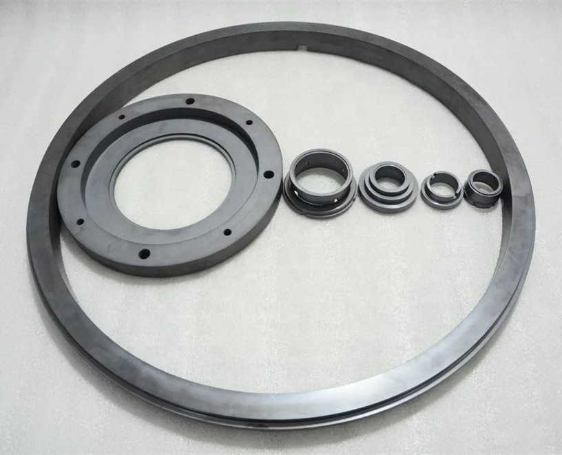 China Manufacturer Supply Sisic Rbsic Sic Mechanical Seal Ring Stationary Ceramic Silicon Carbided Seal Ring