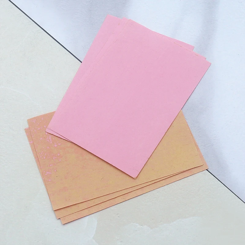 Dry hair paper oil absorbing sheets custom hemp pulp rice powder for hair oil blotting paper