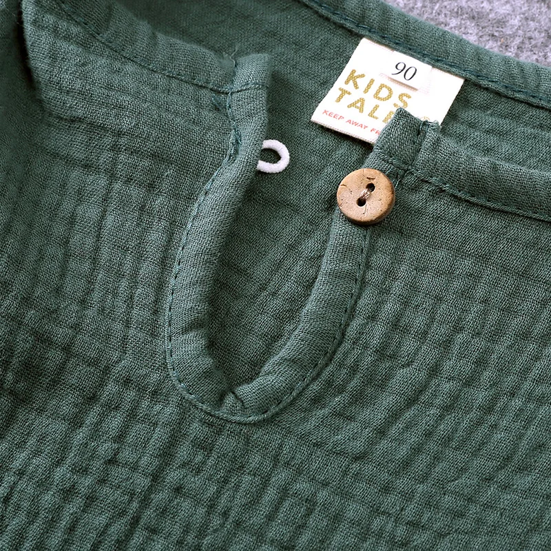 Wholesale Children Clothing Set Boys Girls Short Sleeve T Shirt And Shorts Cotton Linen 2 Piece Kids Summer Outfits