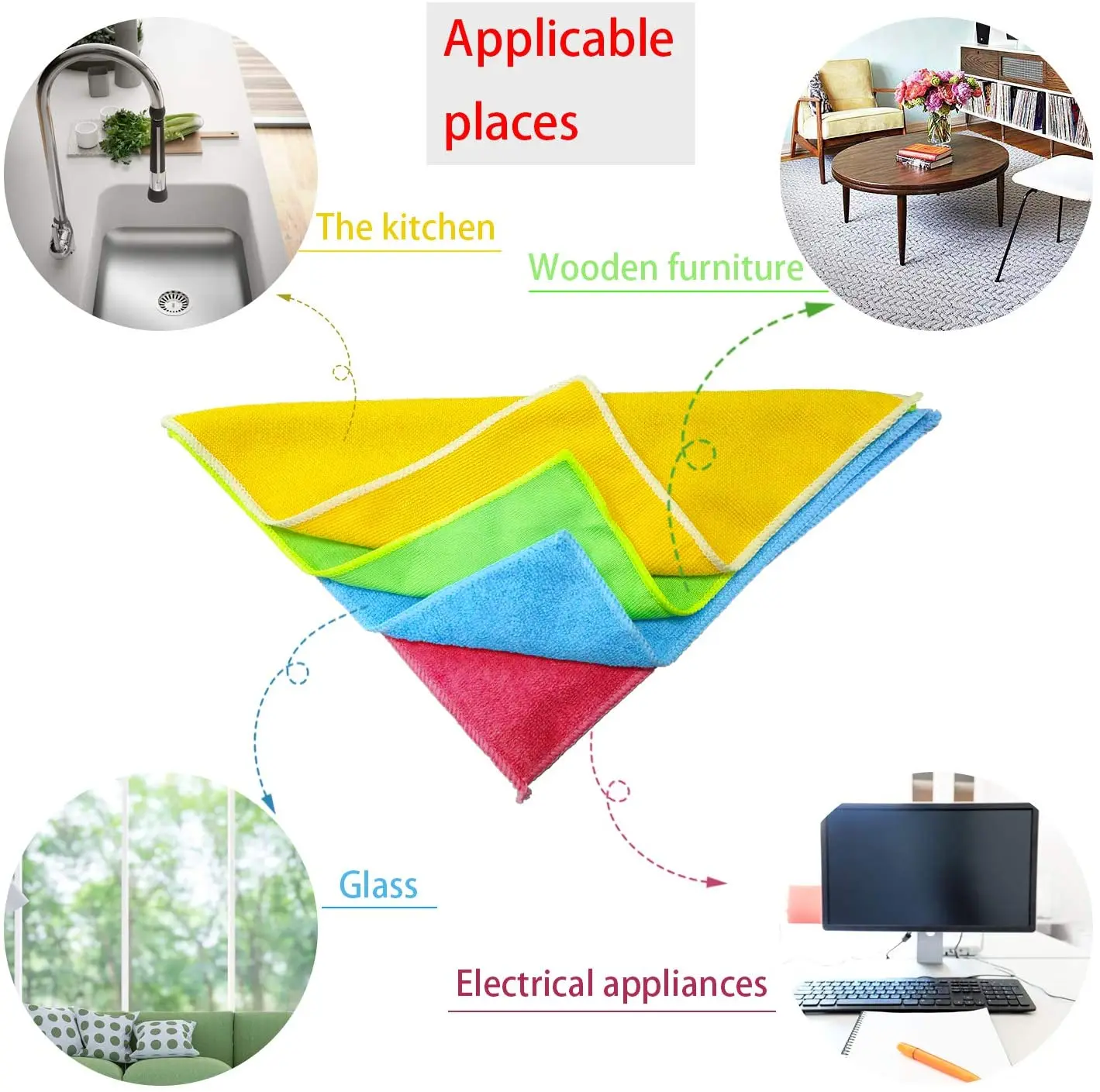 2020 Factory Wholesale High Quality Microfiber Towel For Kitchen (Private Label)