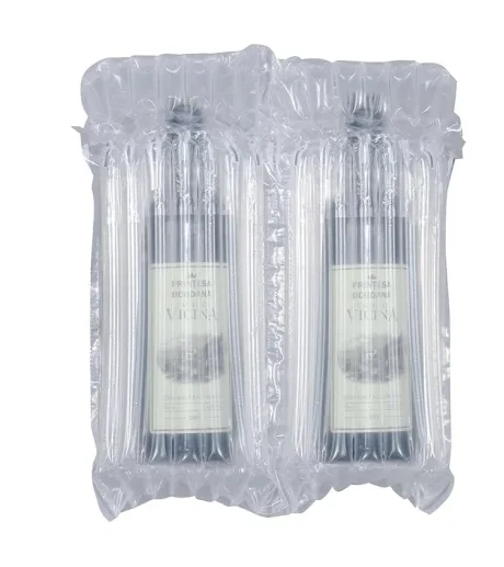 New Transparent Plastic Packing Fruit Milk Powder Bubble Inflatable Post Air Column Bags for Protective Shipping Wine Bottles
