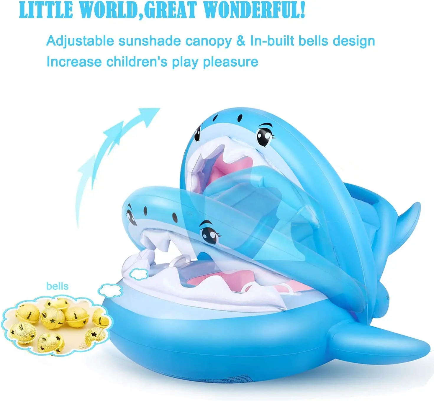 Baby float swimming pool Baby float inflatable baby pool float for children aged 6-36 months
